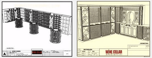 3D Wine Cellar Design for Wine Cellars New Jersey