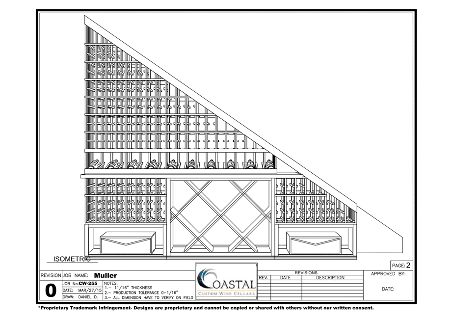 New Jersey wine cellar blueprint