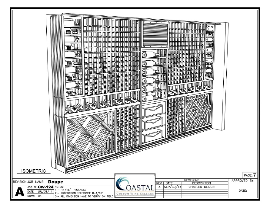 Coastal Custom Wine Cellars Created a Luxurious Residential Wine Cellar Design