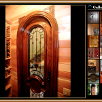 CUSTOM WINE CELLAR DOORS