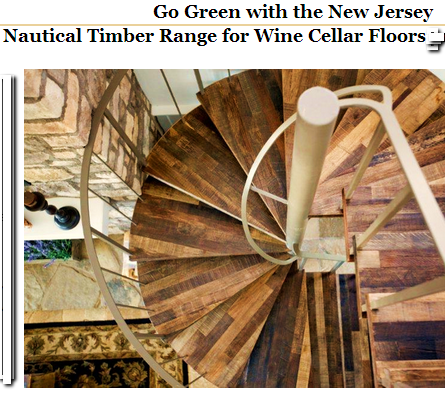 Hardwood Flooring Made of Nautical Timbers