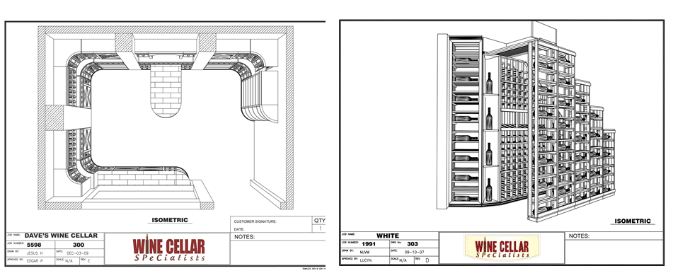 3D Wine Cellar Design by Wine Cellar SPecialists