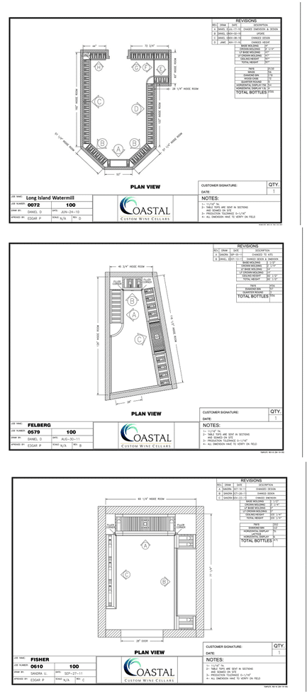 Wine Cellar Design by Coastal Wine Cellar Builders New Jersey