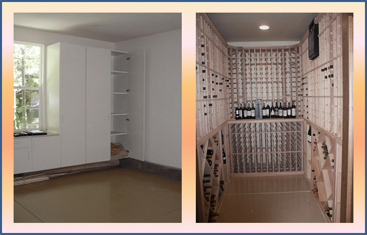 Wine Room Conversion