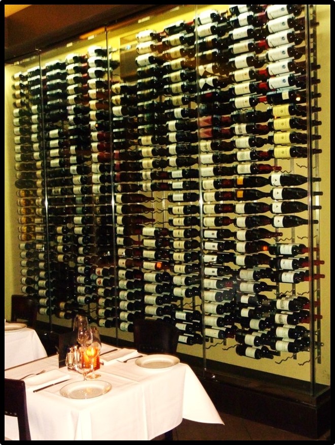 Commercial Wine Display by Coastal Custom Wine Cellars