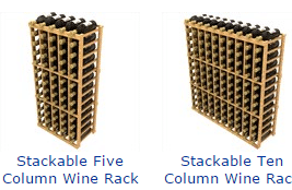 Stackable Wooden Wine Racks