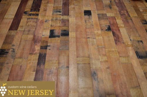 New-Jersey-Residence-Custom-Wine-Cellar-Barrel-Flooring