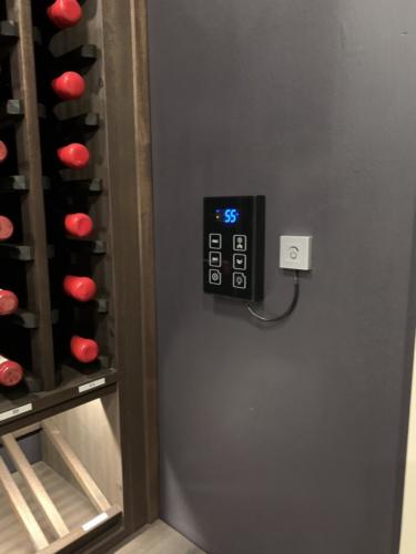 New Jersey home-wine-cellar-whisperkool-control-unit